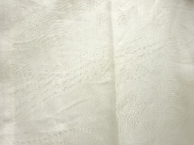  アンティーク　透かし織流水に花模様夏用長襦袢